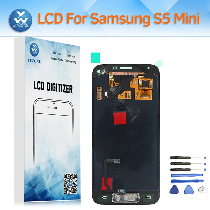 ЖК-дисплей Сенсорный экран для samsung Galaxy S5 мини G800 SM-G800F G800M Дисплей с домашняя