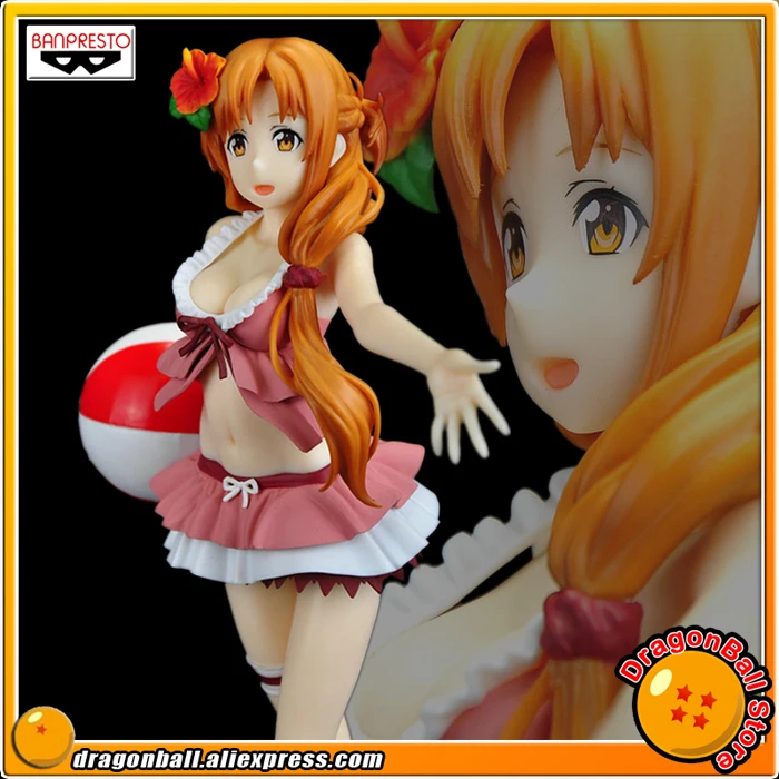 Японское аниме меч арт онлайн код оригинальная коллекция Banpresto EXQ фигурка Асуна