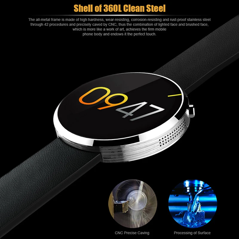 2021 Bluetooth Смарт-часы DM360 спортивные для IOS Android телефон фитнес-трекер с пульсометром