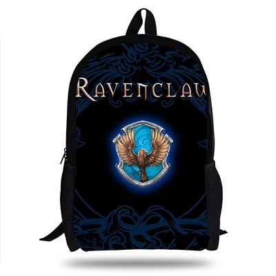 A8002 Harri Potter Hufflepuff Ravenclaw дизайнерская школьная сумка, рюкзак для студентов, школьная сумка, рюкзак для ноутбука, повседневный рюкзак, рюкзак - Цвет: A8002