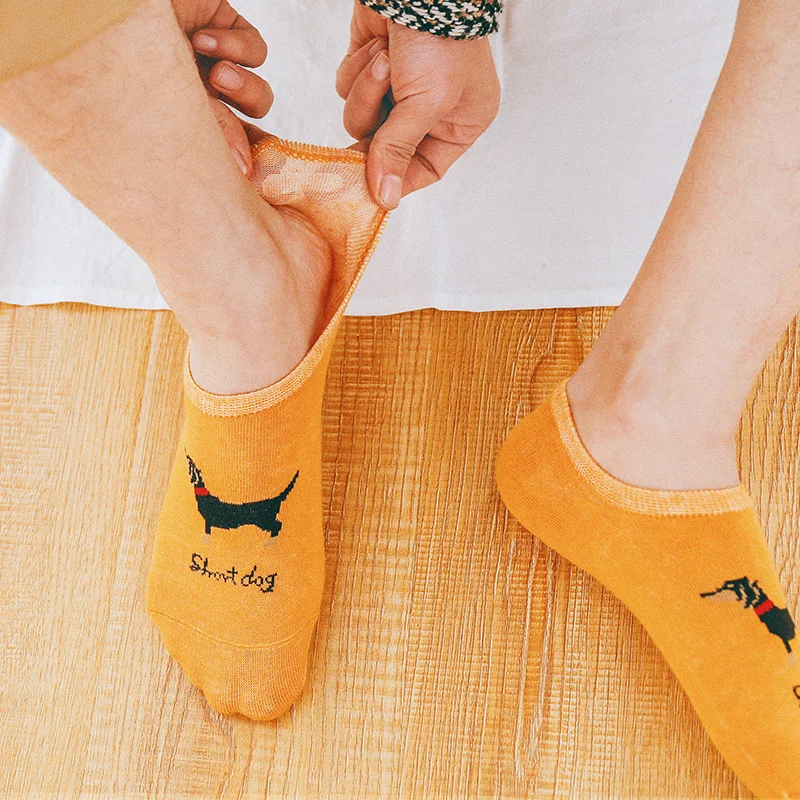 Мужские хлопковые короткие летние носки, calcetines invisibles hombre meias coloridas coolmax antideslizante, мужские Модные уличные носки, 5 пар