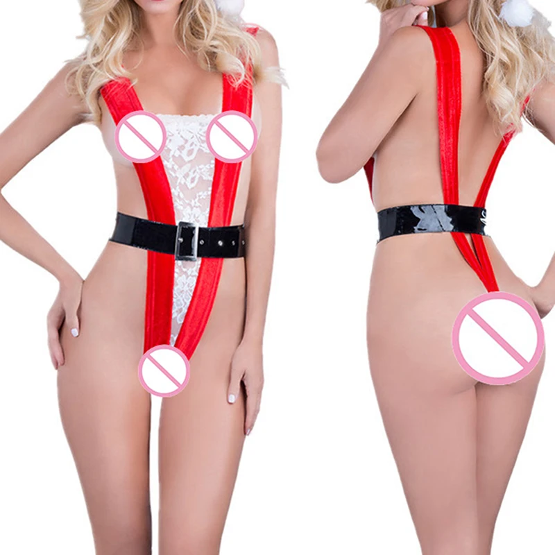 3 Styles Sexy Lingerie Set Babydolls Teddy Women Nightwear Spice Suit Temptation Underwear Christmas Sleepwear | Тематическая