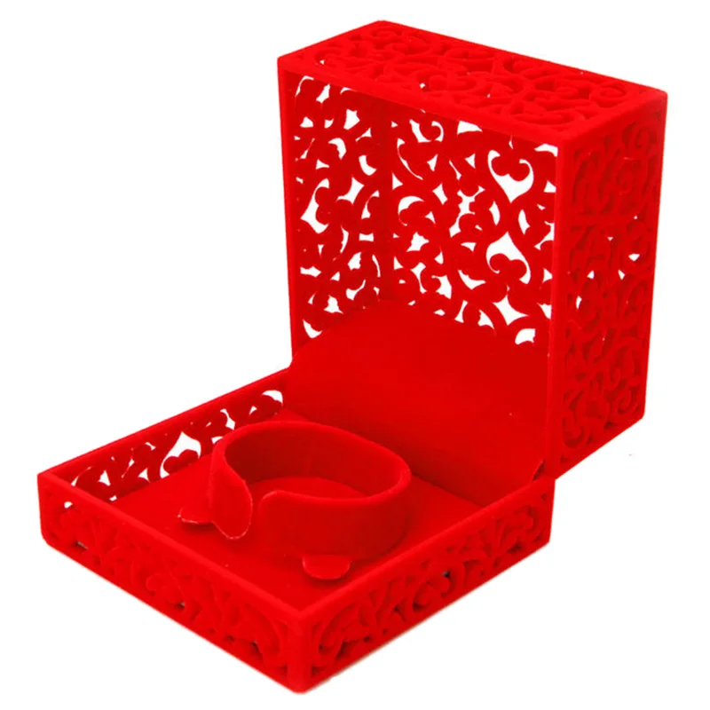 Hollow Engagement Wedding Jewelry Box Holder Display Gift Bracelet box | Украшения и аксессуары