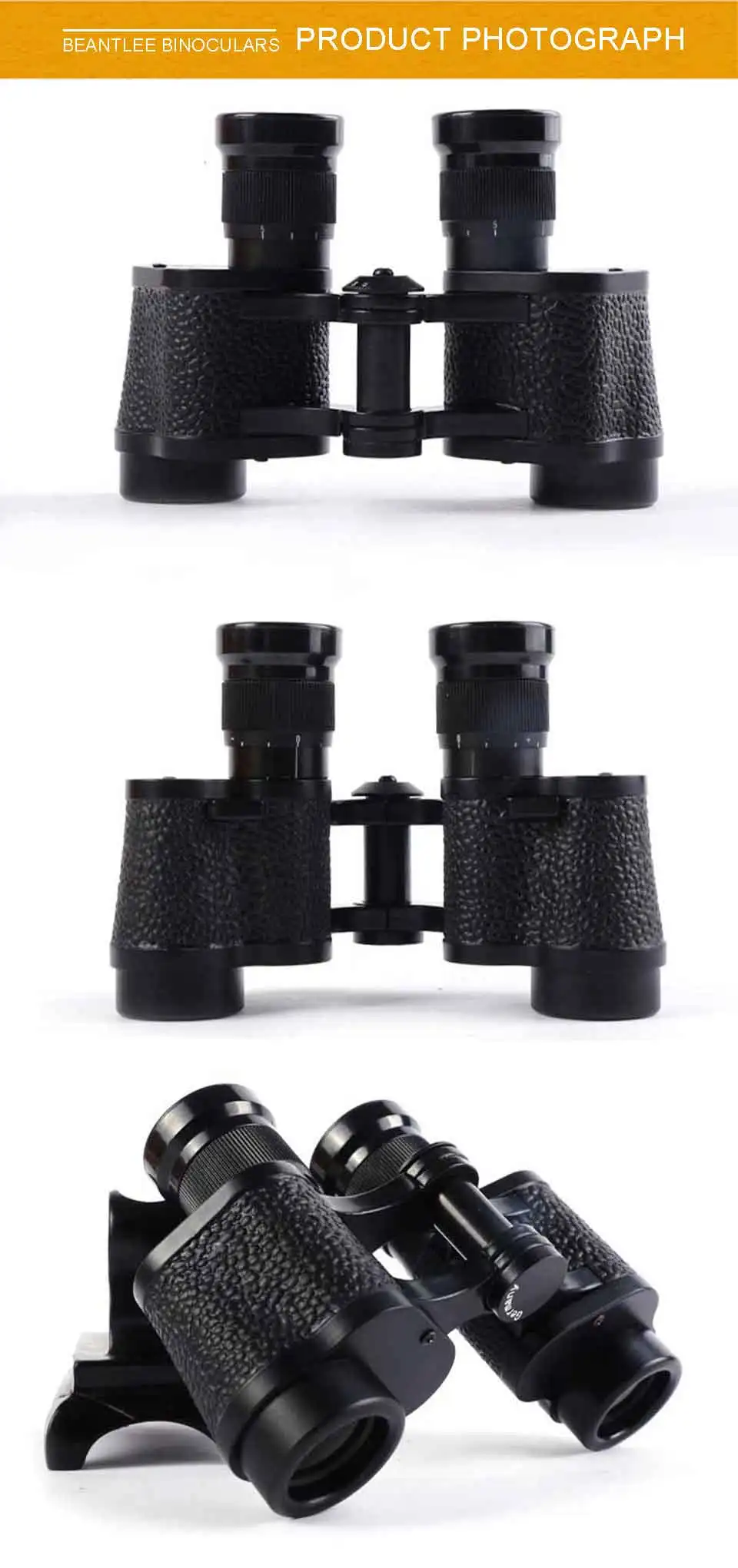 BEANTLEE 6X24 Бинокль с кожаной сумкой Bak4 портативный армейский бинокль Binocolo HD мощный телескоп металлический телескоп азот водопро