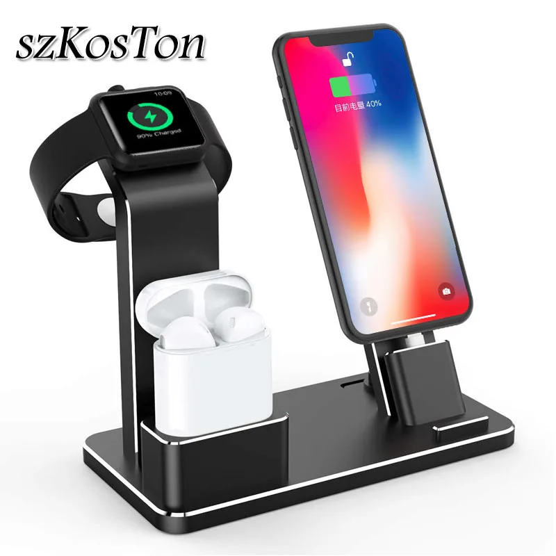 Новинка для Apple watch Зарядное устройство Док-станция держатель подставка для iPhone X Xs Max XR 8 7 6 Plus зарядная док-станция база кронштейн для iWatch
