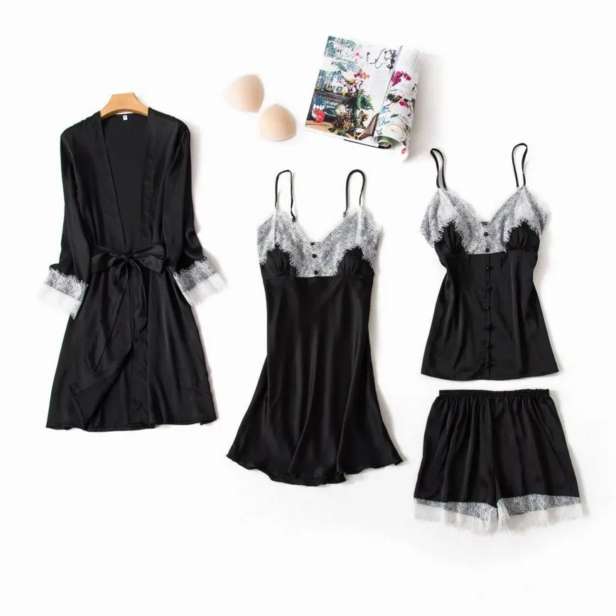 Новое женское сексуальное на завязках пижамы Babydoll нижнее белье Ночная сорочка