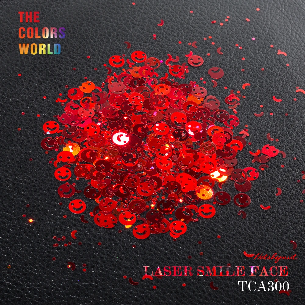 Голографический лазер Красного цвета блеск для улыбки и лица ногтей украшения