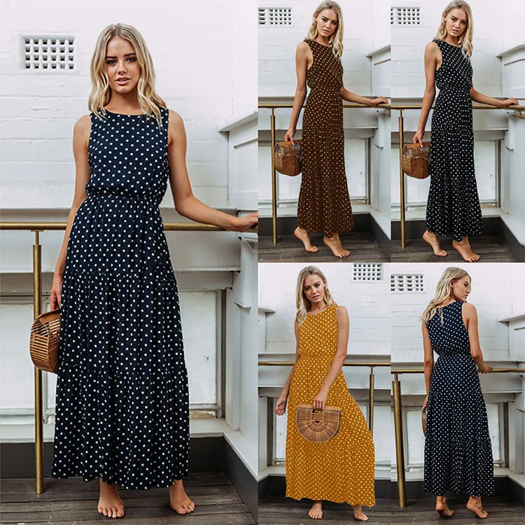 

Women's Summer Boho Casual Long Maxi Evening Party Beach Dress Sundress