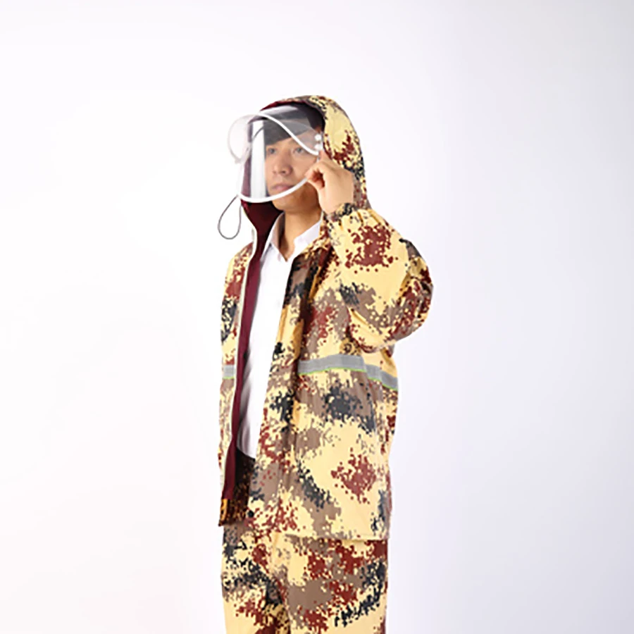 Плащ дождевик мужской непромокаемый с капюшоном батальных размеров 50KO197|Плащи| |