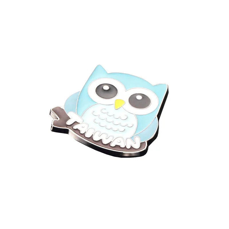 

Hot 3D Badge Custom Owl Logo Metal Badge k200350
