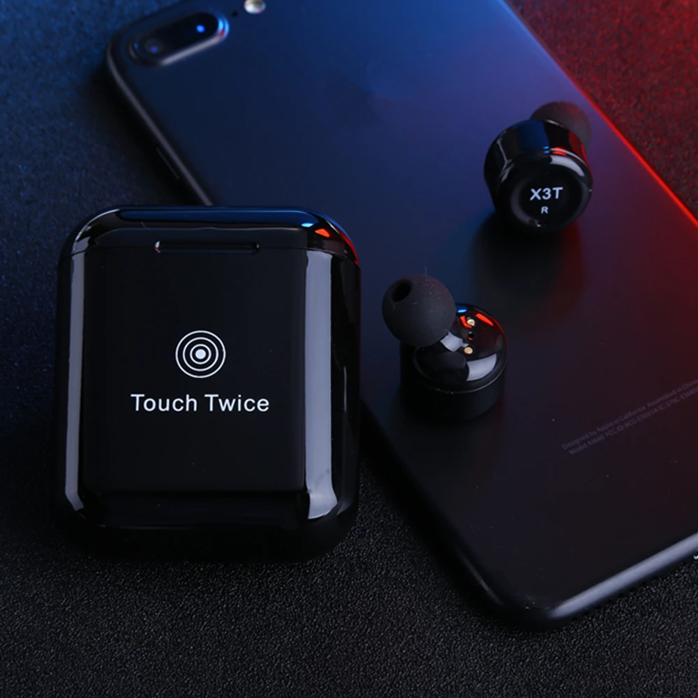 Наушники X3T TWS Беспроводная Bluetooth 4 2 гарнитура наушники wtih зарядное устройство