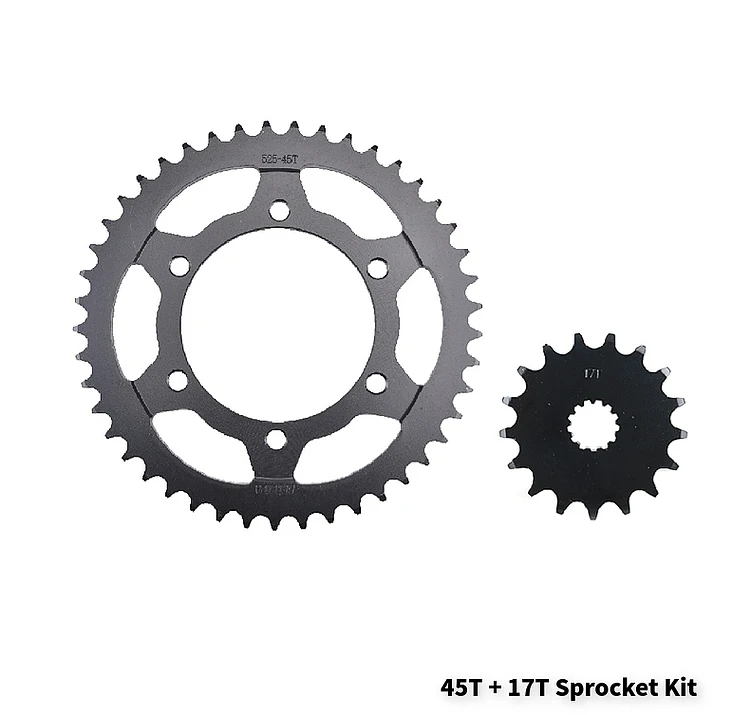 45T 17T sprocket kit 525 17T 45T 48T приводная цепь мотоцикла и Передняя Задняя звездочка комплект для Suzuki GSXR750 GSX-R750 GSXR GSX-R 750 Moto GP 2011 - Цвет: 45T 17T sprocket kit