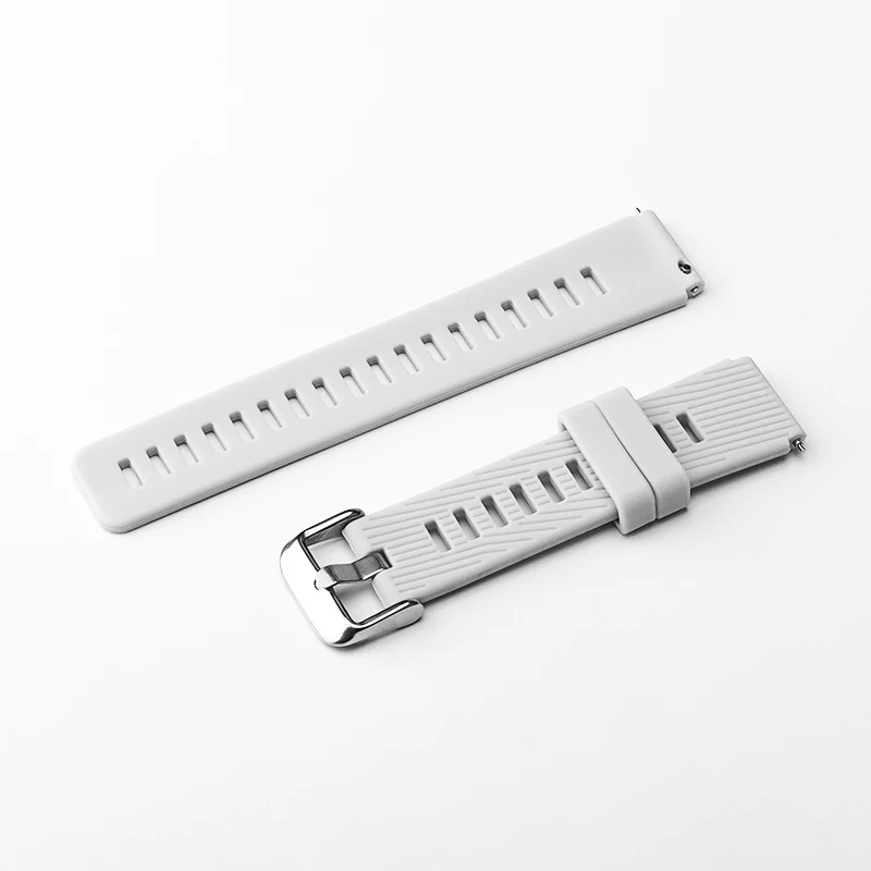 light grey Ширина ремешка 18 мм силиконовый ремешок для huawei Talkband B5 умный браслет двойной цвет huawei Band B5 спортивный ремешок - Цвет: light grey