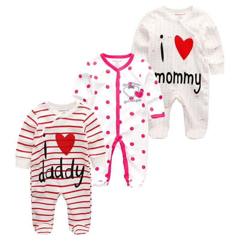 RFL3710 Детские Комбинезоны Одежда для новорожденных девочек ropa bebe хлопковые детские костюмы с длинными рукавами roupa menina детские пижамы - Color: RFL3710