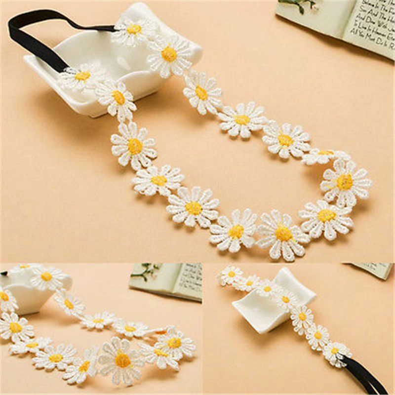 Повязка на голову с цветами ручной работы для женщин и девушек свадебный венок