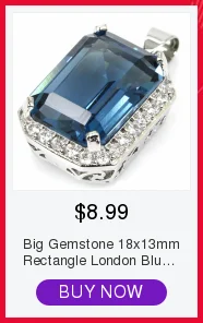 SheCrown большой тяжелый 33,6g Gemstone 30x20 мм Айолит вечерние Серебряные Серьги 48 х 22 мм