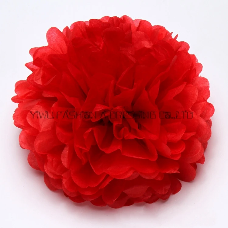 29 Colors avilable!! Giant paper pompoms violet party decoration 18inch(45cm) 20piece/lot tissue flower ball garlands | Дом и сад