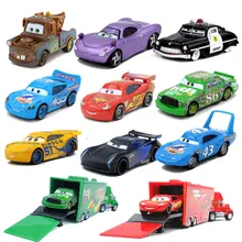 1:55 из металлического сплава disney Pixar Cars 2 3 Lightning McQueen HTB The Kings Ramirez Dinoco Jackson Mack Uncle Truck игрушка автомобиль подарки