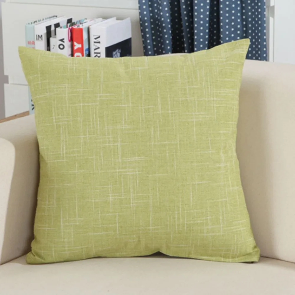 Декоративные подушки в современном стиле однотонные красные синие зеленые серые