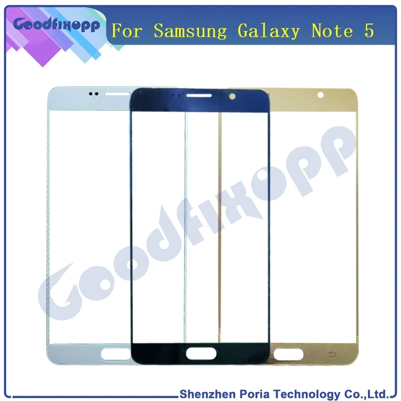 Передний Внешний стеклянный объектив для Samsung Galaxy Note 5 N920 N920A N920T ЖК дисплей