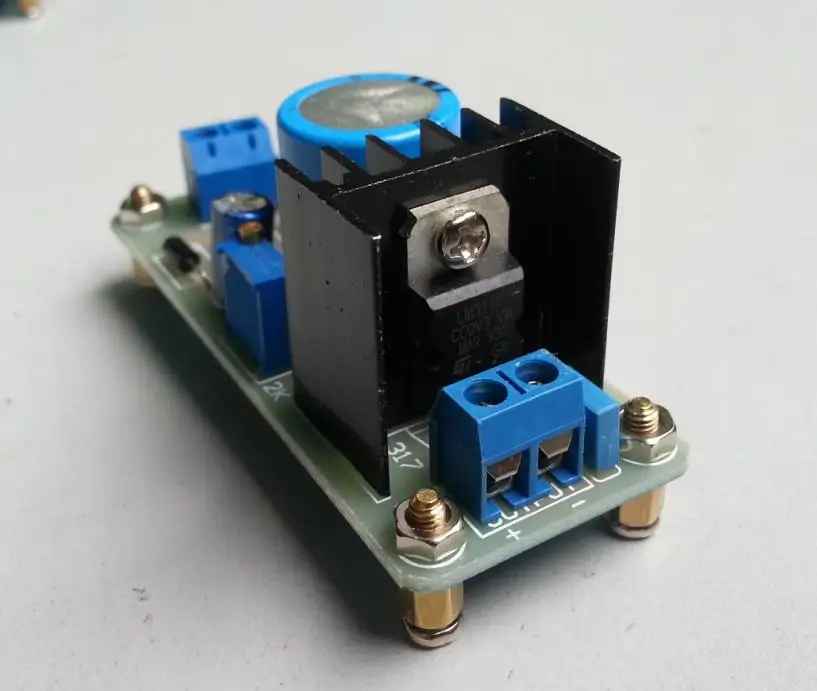 

Amplifier kit LM317 adjustable power supply board 1.3V-18V finished board