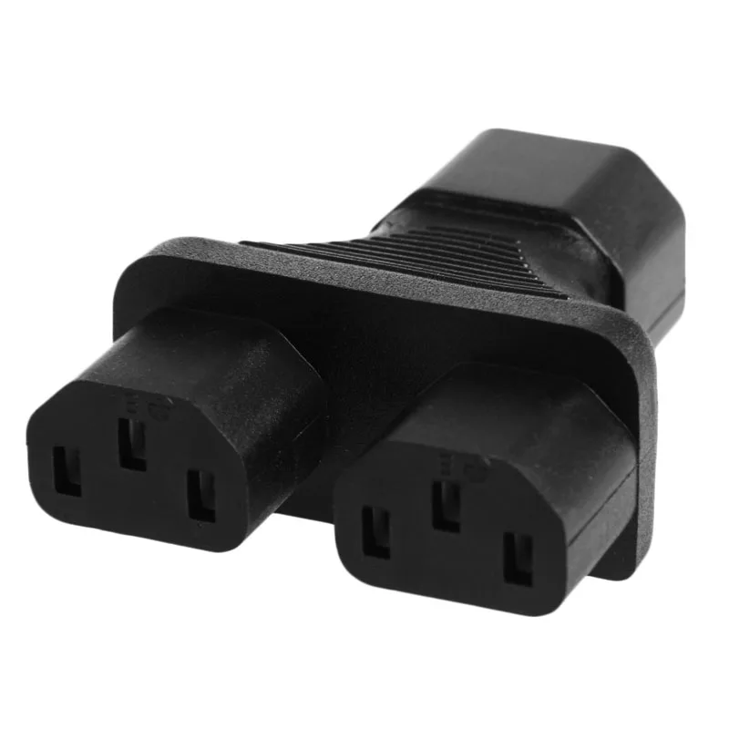 Адаптер питания IEC 320 C14 Male К 2x C13 Female Y разделительный шнур Cable IEC|Соединители| |