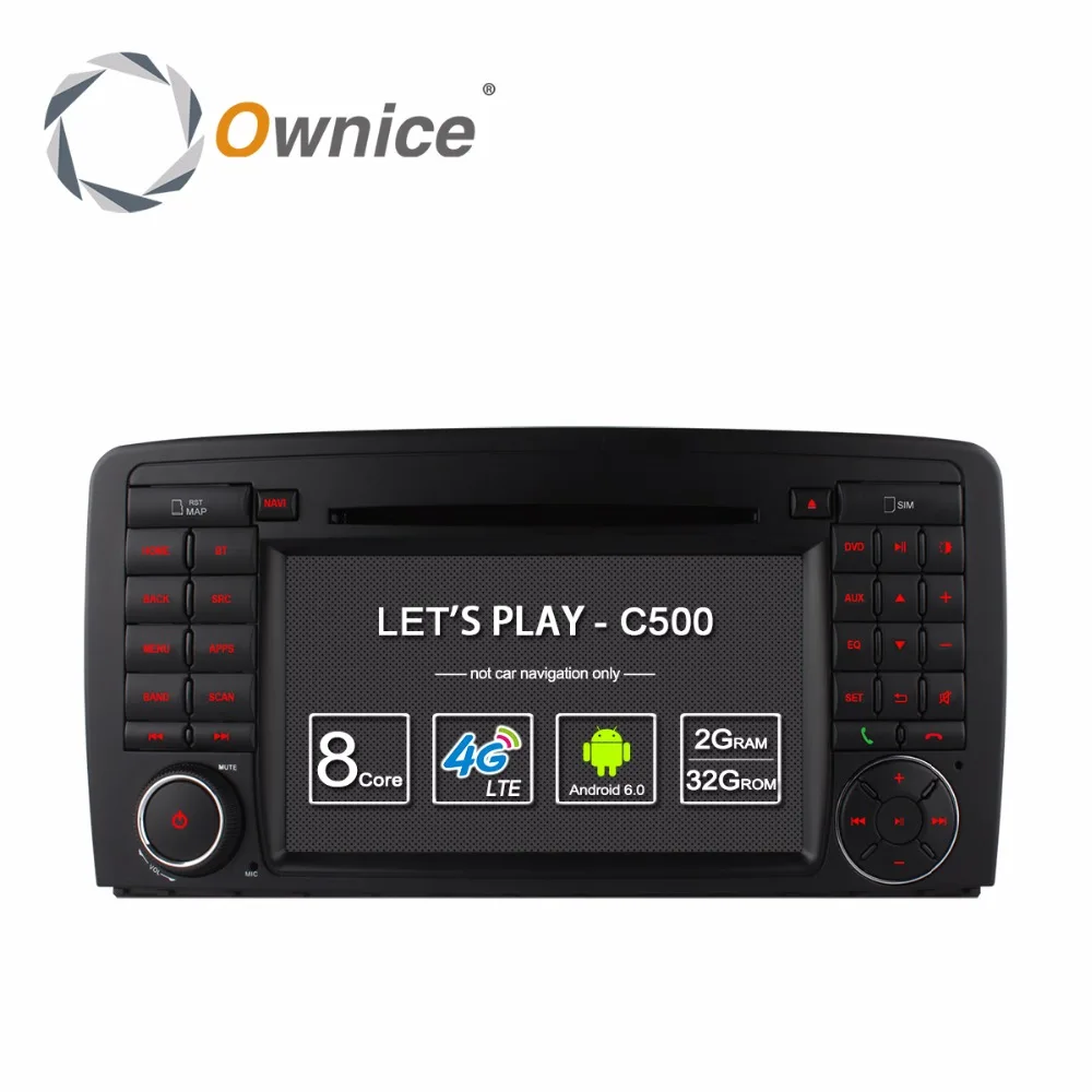 Ownice C500 4 Core Android6.0 dvd-плеер автомобиля для Mercedes s-класса S500 S600 S280 S320 S350 S400 S420 S430 W220