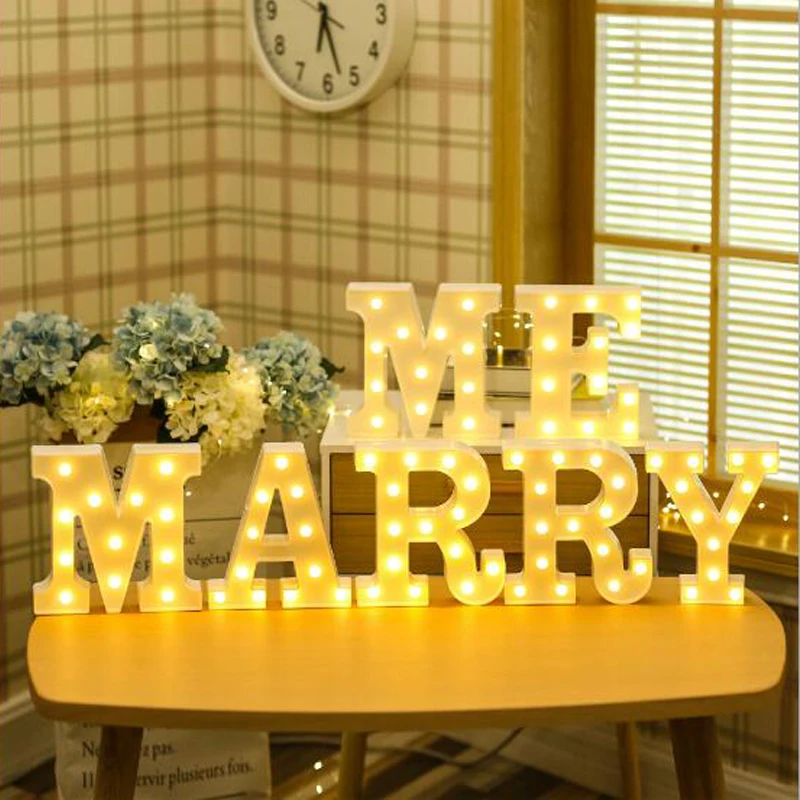 Цифровой светодиодный ночсветильник с буквами шатер алфавитом s лампа Декор для