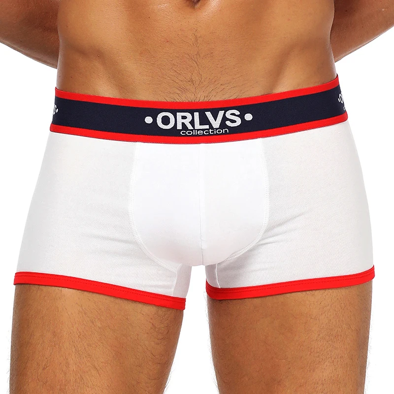 ORLVS сексуальные мужские трусы боксеры Мужское нижнее белье Cuecas Cueca Masculina Slip Homme OR138