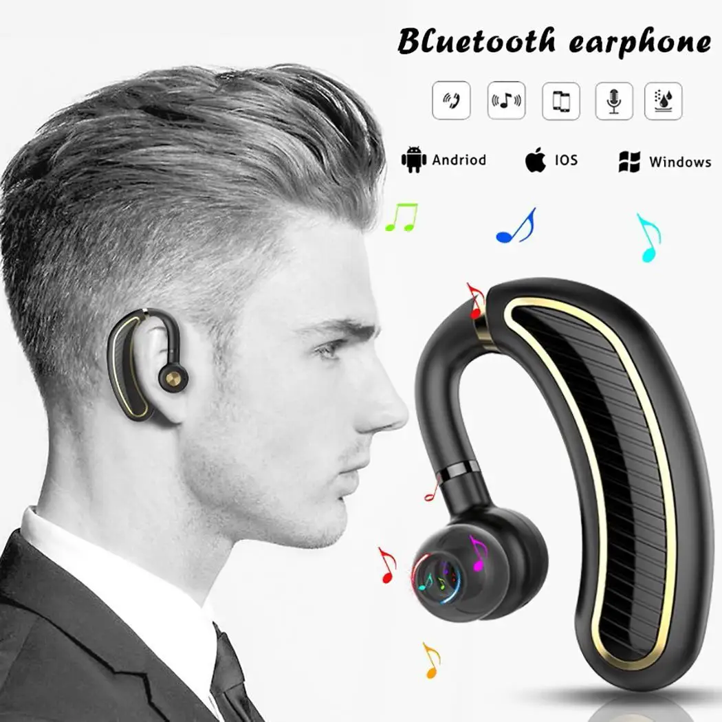 Bluetooth крючок для наушников-вкладышей спортивные бизнес беспроводные наушники устойчивое шумоподавление Встроенный микрофон для автомобильных громкой связи