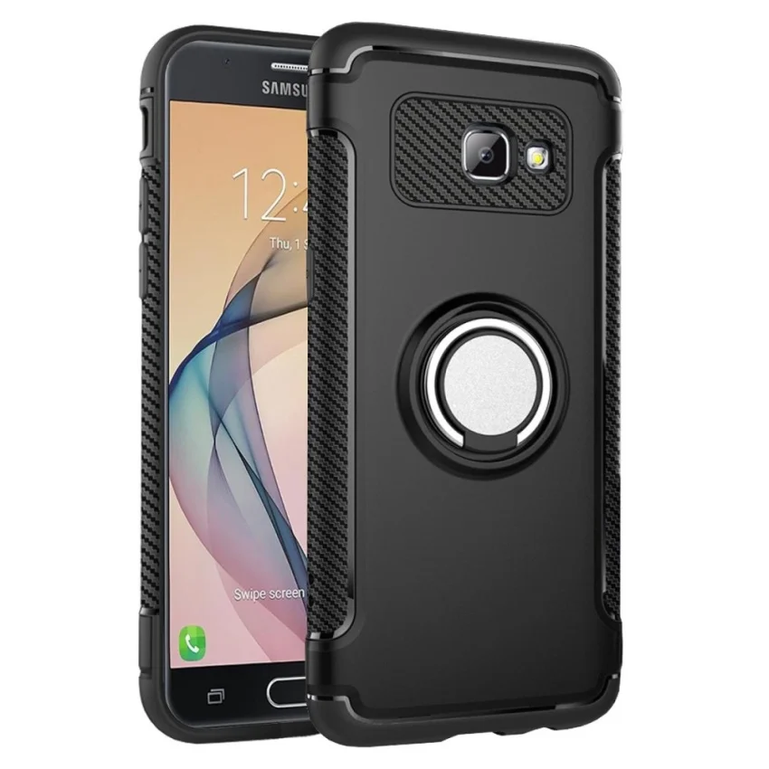 Роскошный чехол для Samsung J2 J5 J7 Prime 2016 2 в 1 ударопрочный гибридный 360 градусов кольцо
