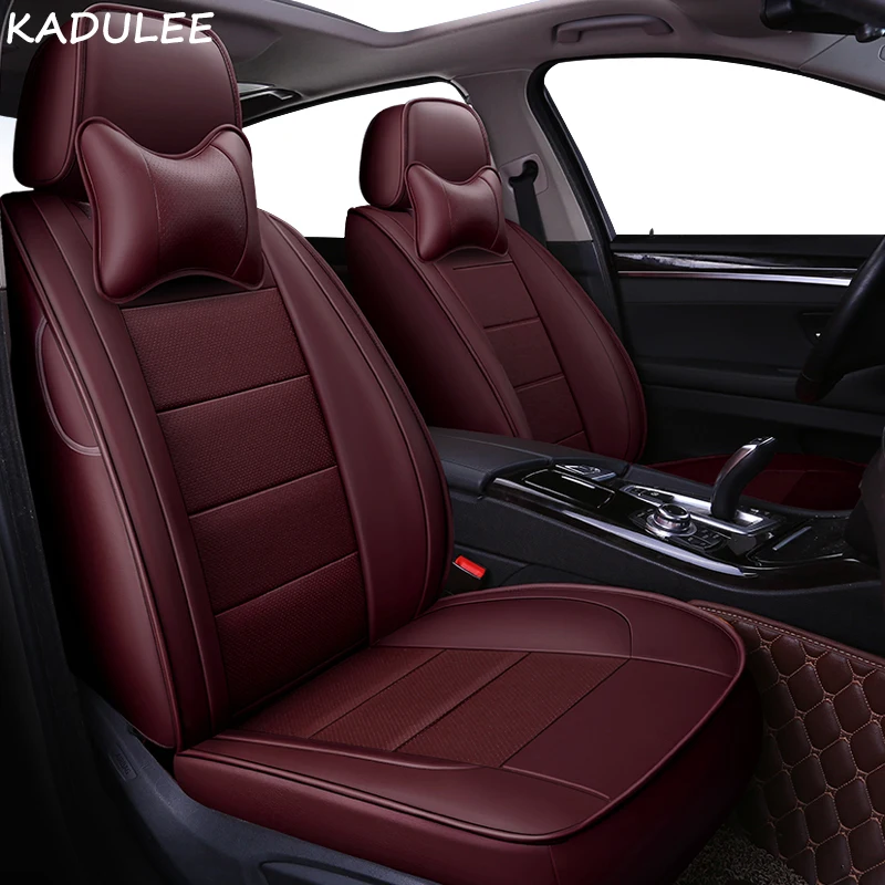 KADULEE пользовательские кожаные чехлы для автомобильных сидений для Mercedes Benz A B C D E S серии Vito Viano Sprinter Maybach CLA CLK автостайлинг