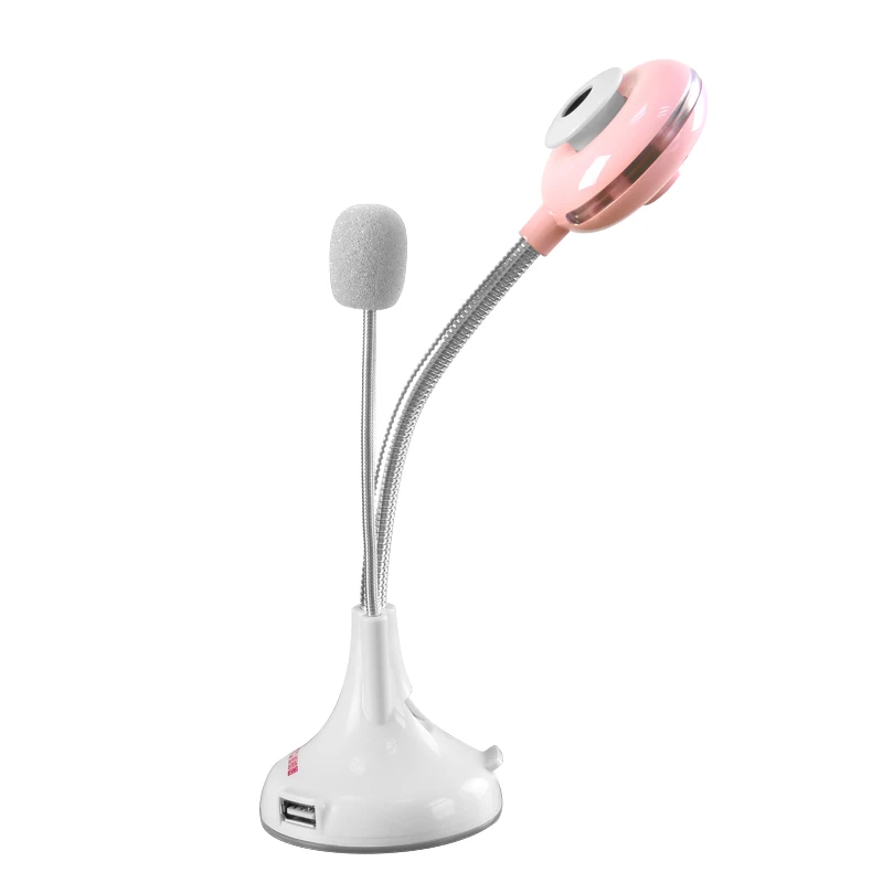 Гибкая веб-камера с регулируемым углом USB 2 0 CMOS HD объектив камера 360 градусов