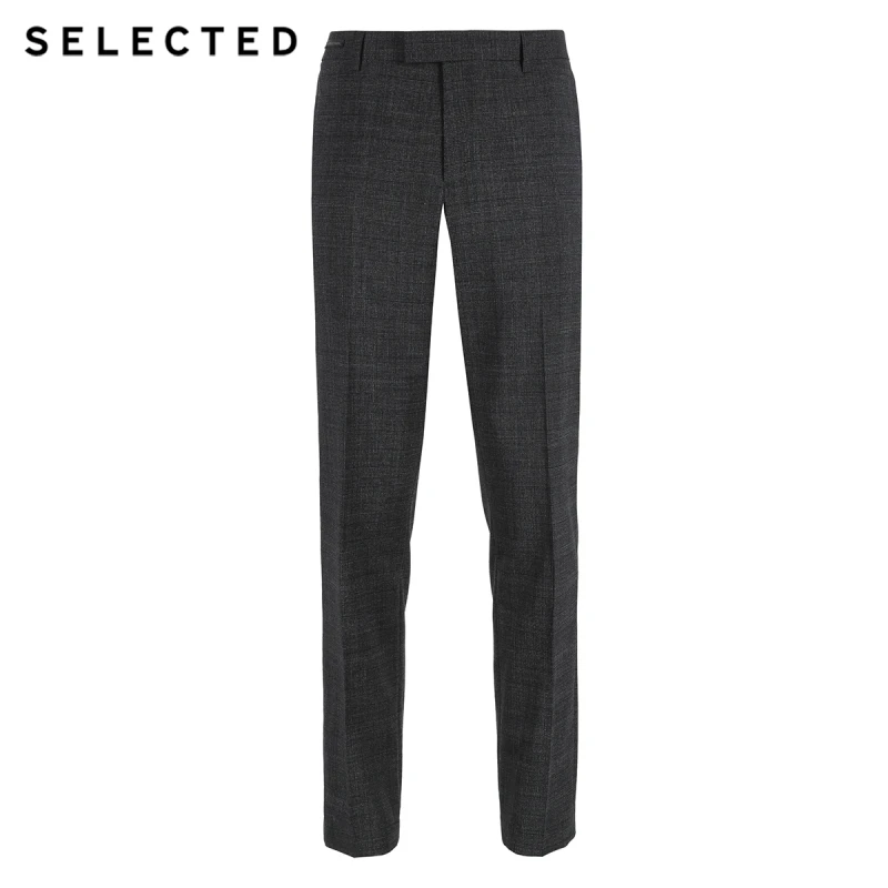 Выбранные Для мужчин костюмы зауженного кроя из смесовой шерсти темно Клетчатый