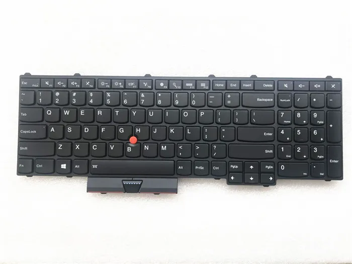 Американский английский клавиатура с подсветкой для lenovo Thinkpad P51 P50 подсветка Teclado 00PA288 00PA370 SN20K85114