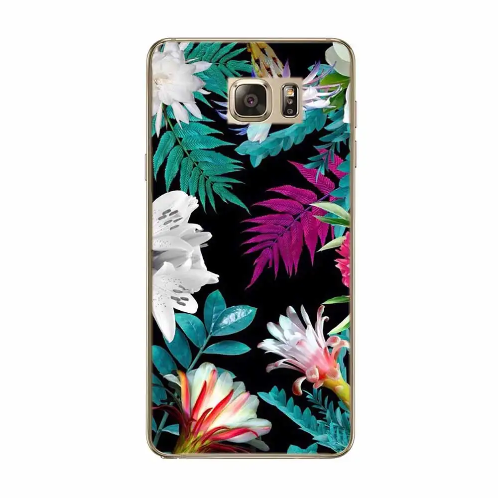 Case For SamSung Galaxy J1 J7 J5 2016 S5 S8Plus S6 S7Edge Phone Flowers Patterned Series Cute Abstract Tropical Plants TPU | Мобильные