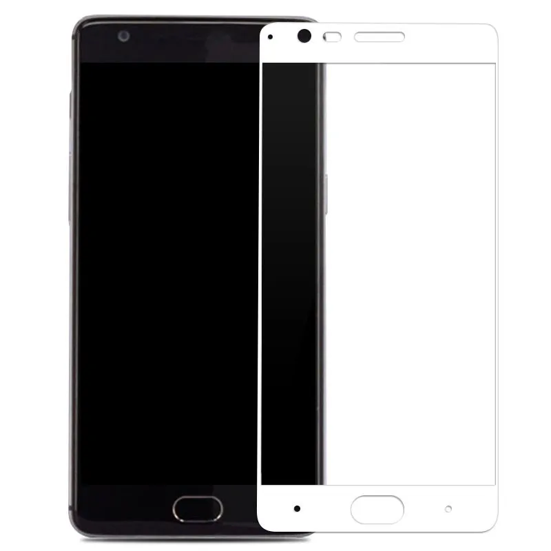 2 шт.,, полное покрытие, закаленное стекло для OnePlus 3 3t, 5,5", защита экрана, на защитное стекло, чехол для 1+ 3t, пленка