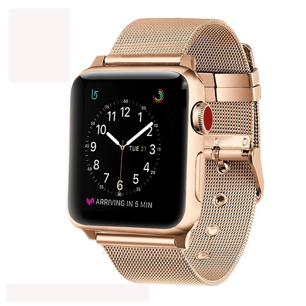 Браслеты из нержавеющей стали для apple watch 5 40 мм 44 мм 42 мм 38 мм сменный металлический классический ремешок с пряжкой для iwatch серии 1 2 3 4 5