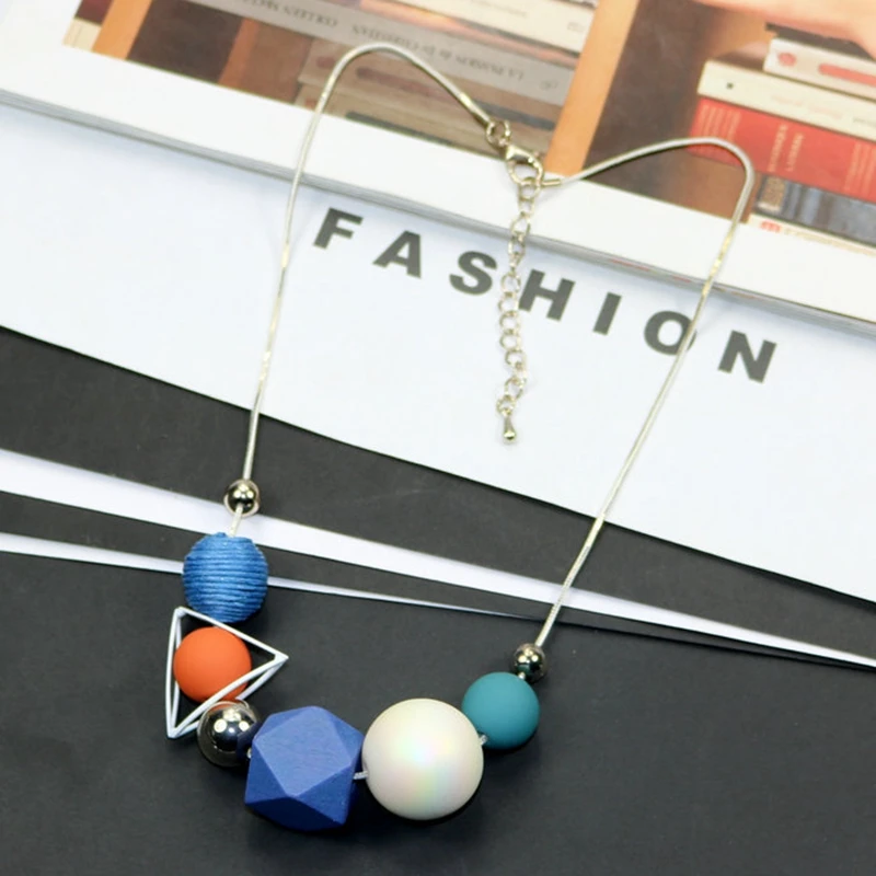 Новинка 2018 корейская мода короткое ожерелье популярного цвета Женская цепочка