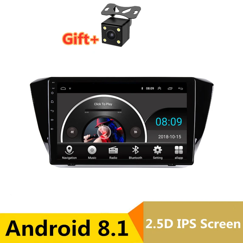 10 1 &quot2.5D IPS Android 8 автомобильный DVD мультимедийный плеер GPS для Skoda Superb 2016 2017 2018 аудио