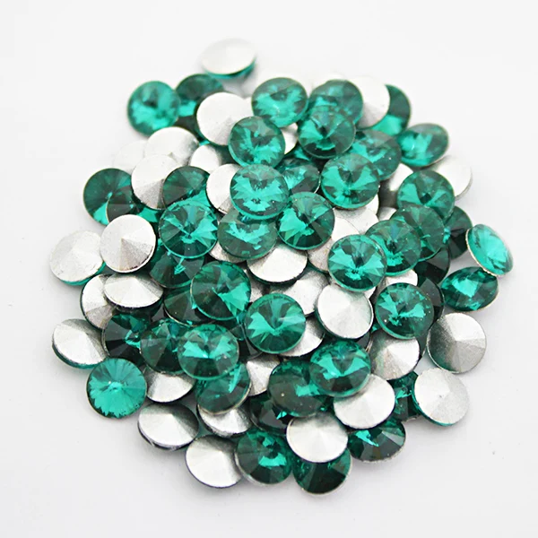 Изумрудный Кристалл для ногтей Стразы без горячей фиксации стразы s 6 мм 10 шт.