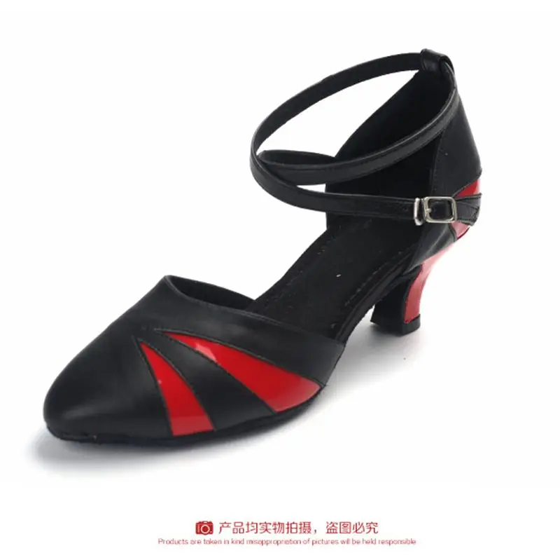 Туфли женские для латиноамериканских танцев модные двухцветные туфли на высоком