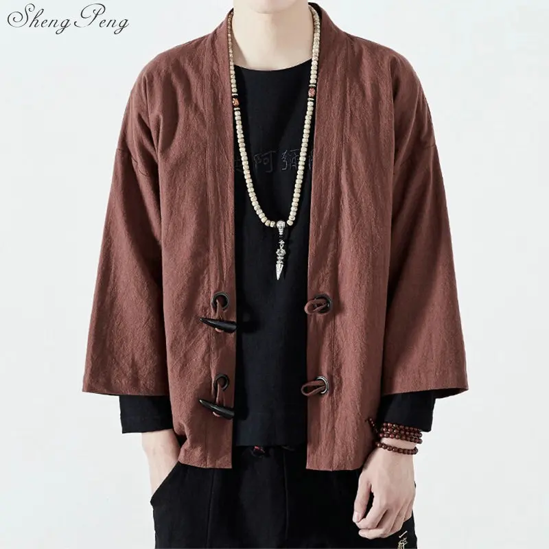 Традиционная японская мужская одежда мужские юката Япония Кимоно для мужчин