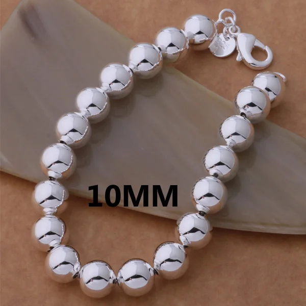 Лидер продаж браслет из стерлингового серебра AH271 модные ювелирные изделия 10 мм