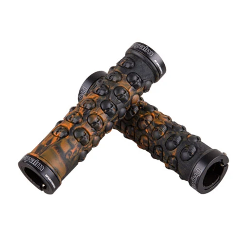 Black Orange Propalm HY-702EP TPR резиновые велосипедные ручки наборы для MTB велосипеда руль противоскользящие Аксессуары для велосипеда - Цвет: Black Orange