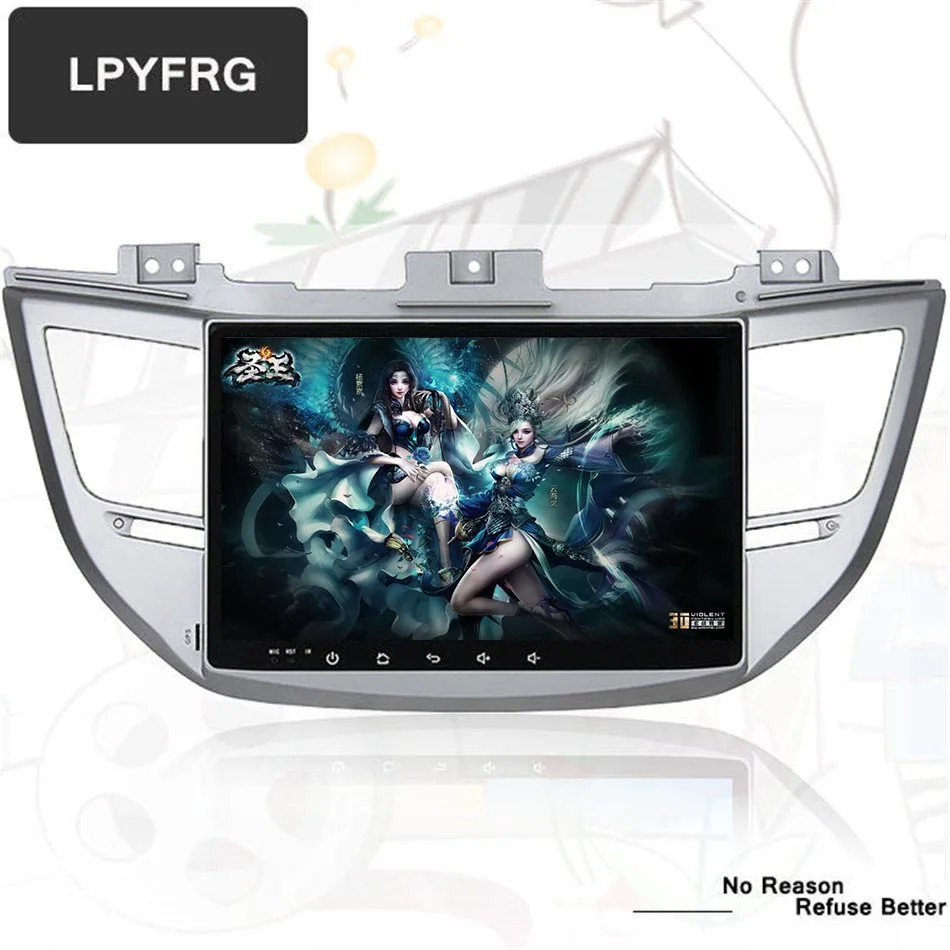 Автомобильный dvd плеер 1024*600 с gps android 10 для HYUNDAI TUCSON/ix35 2016 2015 17 2018 Навигация стерео