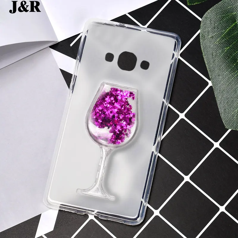 Case For Samsung Galaxy J1 J2 J3 J5 J7 2016 J120F J210F J310 J320F J510 J710 3D Liquid Soft TPU Cover Quicksand Dynamic Glitter |