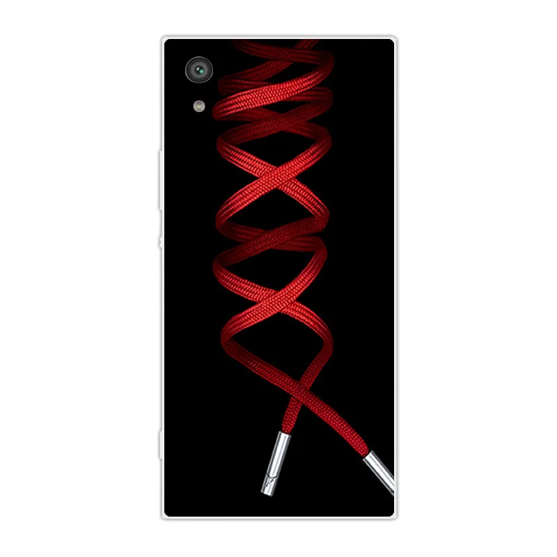 Ультратонкая задняя крышка для Sony Xperia XA1 Ultra Funda с концом волка Xa1 6 0 дюймов мягкий