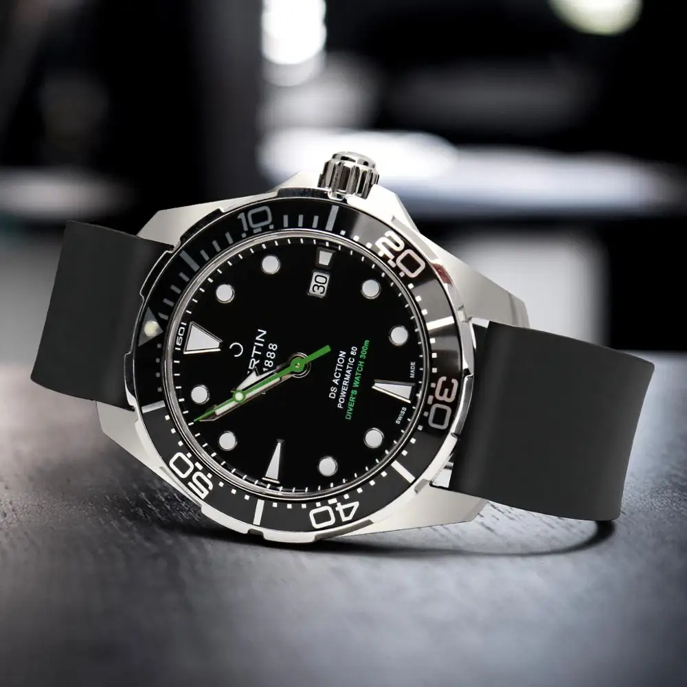 Ремешок MAIKES для часов спортивный резиновый браслет дайвинга Seiko Tudor розово