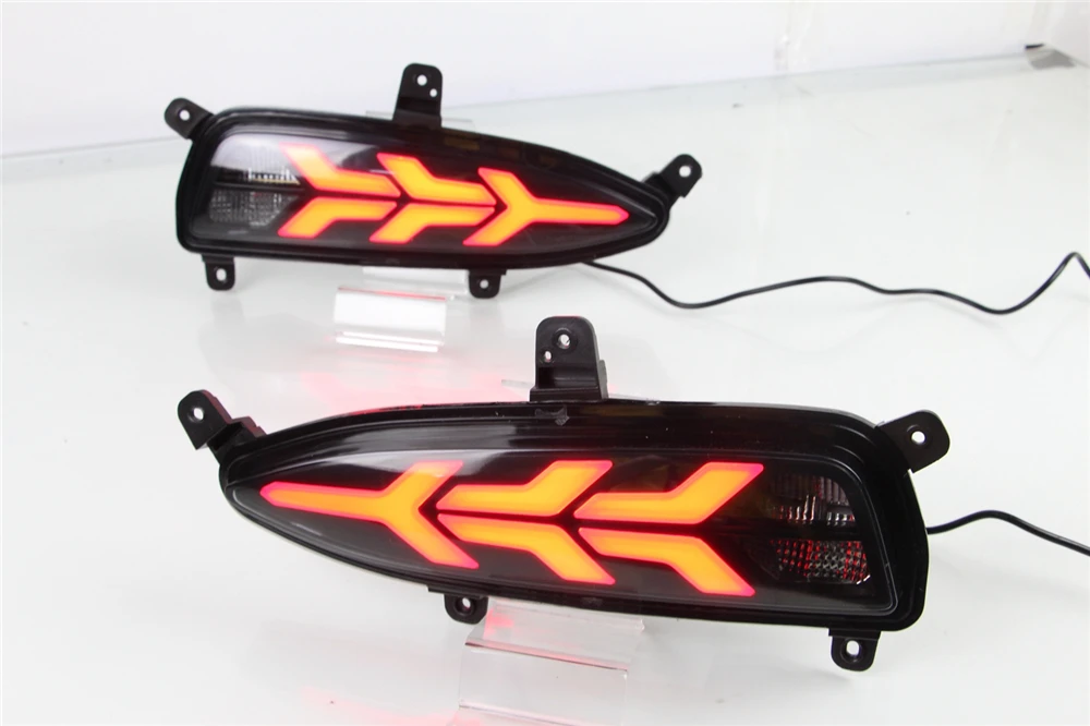 2 шт Многофункциональный Светодиодный отражатель задний противотуманный фонарь